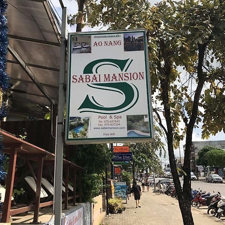 Sabai Mansion Lägenhet Ao Nang Exteriör bild